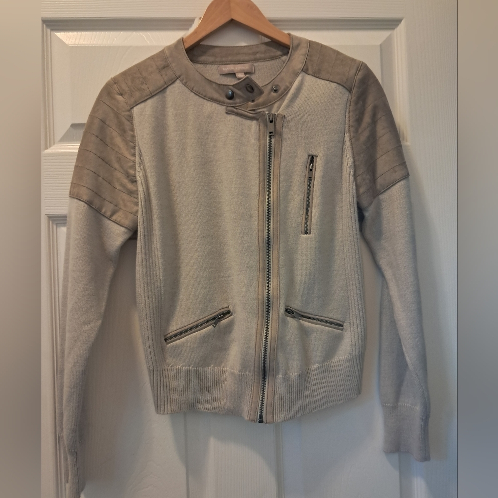Womens Banana Republic Super Soft Tan/Cream Jacket